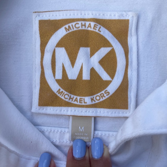 Michael Kors White Jean Jacket - Picture 6 of 6